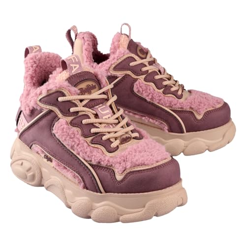 Buffalo Damen Schuhe Schnürschuh Plateau Sneaker CLD Chai, Farbe:Lila, Schuhgröße:EUR 39, Artikel:-Purple/Rose Buffalo Damen Schuhe Schnürschuh Plateau Sneaker CLD Chai, Farbe:Lila, Schuhgröße:EUR 39, Artikel:-Purple/Rose von Buffalo