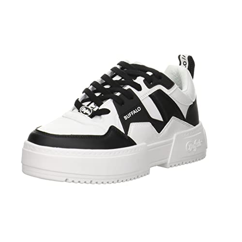 Buffalo Damen Sneaker Schuhe Sneaker Logoschriftzug Synthetikkombination Sport Halbschuhe Gemustert schnürschuh Halbschuh freizeitschuh von Buffalo