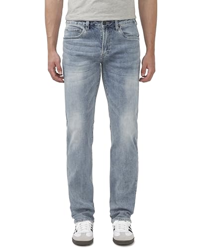 Buffalo David Bitton Herren Men's Straight Six Denim Jeans, Indigo, 38W / 34L von Buffalo David Bitton