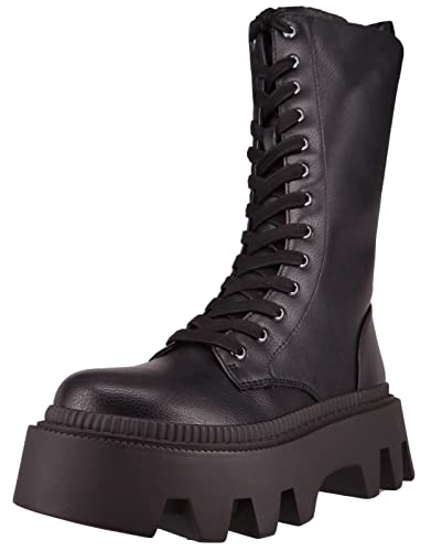 Buffalo Flora Laceup HI Schwarz 36 von Buffalo