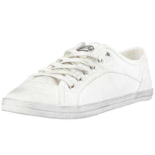 Buffalo Girl 110551 507-9987-1 WASH CANVAS WHITE 09, Damen Sneaker, Weiss (WHITE 09), EU 38 von Buffalo Girl