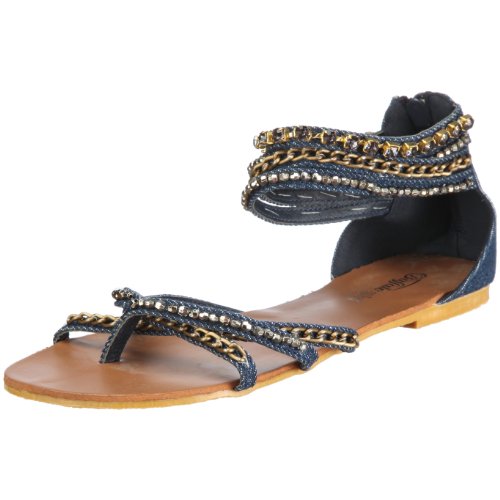 Buffalo Girl 219122 Jeans Blue 41 116156, Damen, Sandalen/Fashion-Sandalen, Blau (Blue 41), EU 37 von Buffalo