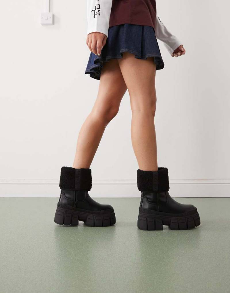 Buffalo - Gospher - Stiefel in Schwarz mit Umschlag von Buffalo