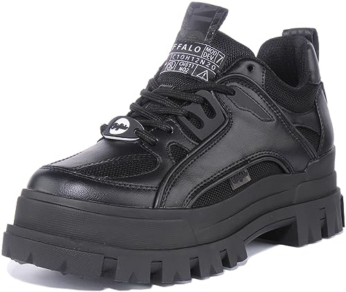 Buffalo Herren Sneaker Low ASPHA schwarz 42 von Buffalo