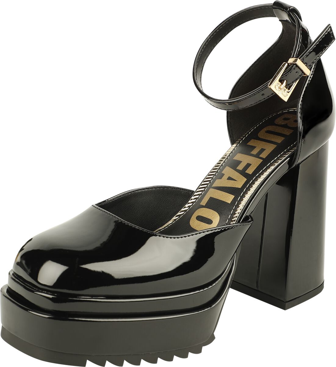 Buffalo High Heel - May W Dorsay - EU38 bis EU41 - für Damen - Größe EU39 - schwarz von Buffalo