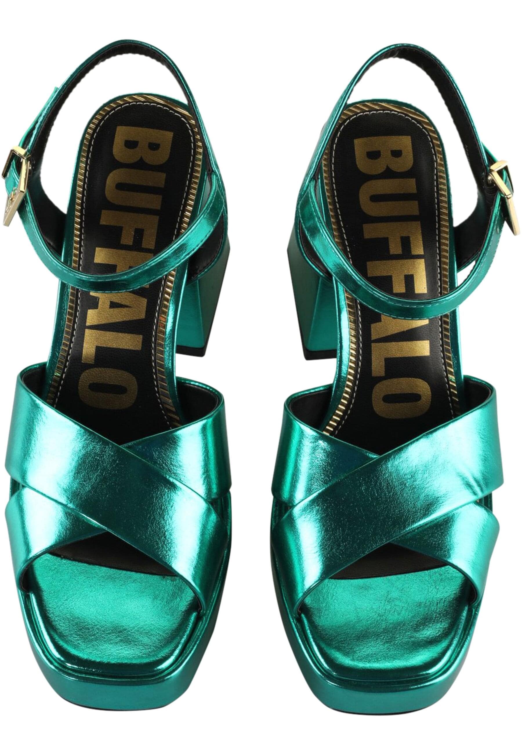 Buffalo High-Heel-Pumps "Buffalo Damen Buffalo Bella Cross Vegan Nappa" von Buffalo