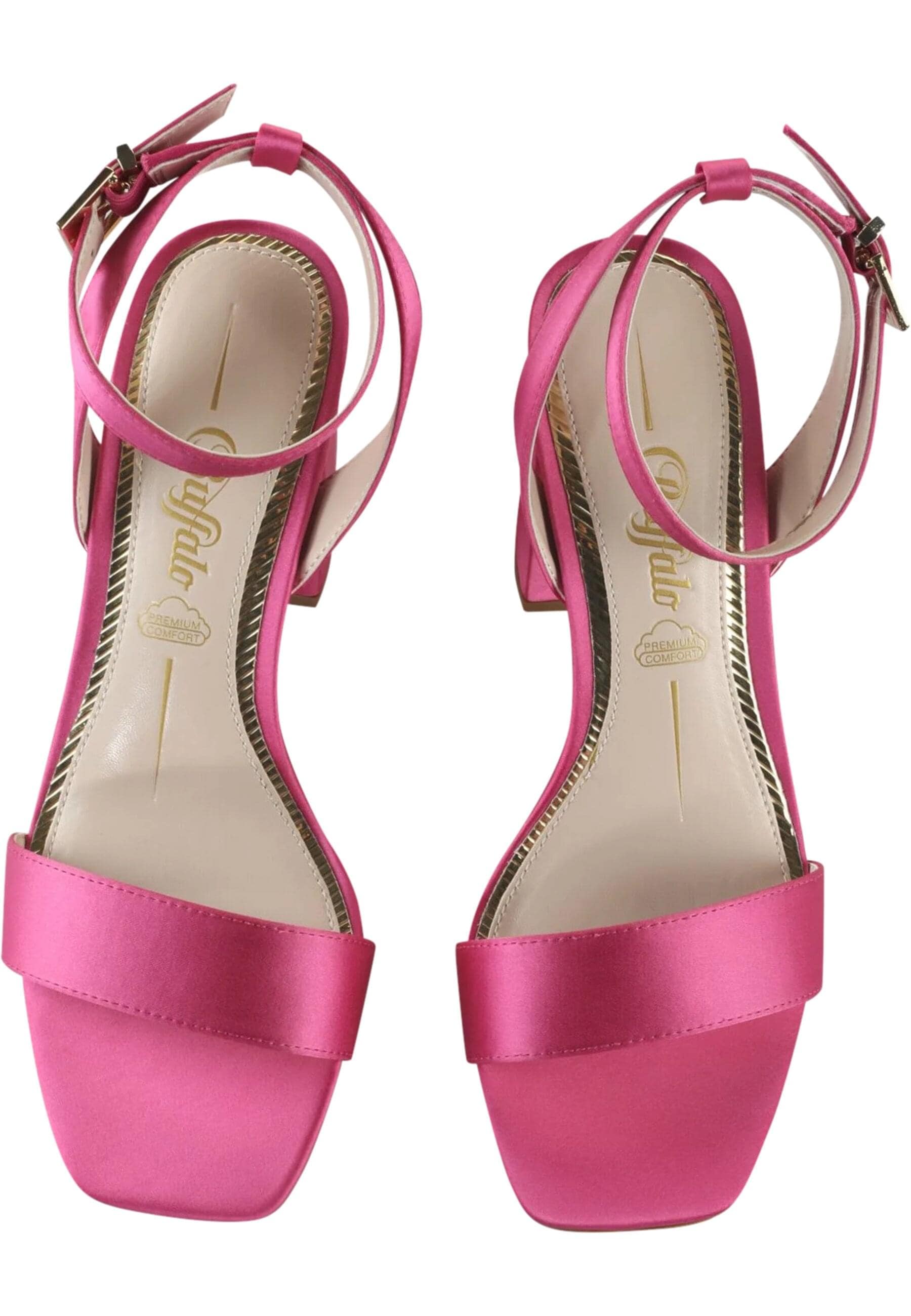 Buffalo High-Heel-Pumps "Buffalo Damen Buffalo Charlotte Neat Vegan Satin" von Buffalo