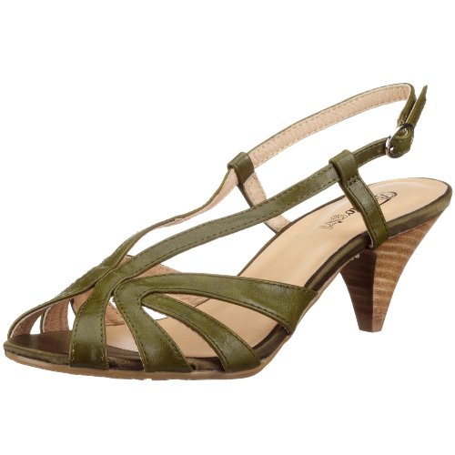 Buffalo JS09002 218514, Damen Sandalen/Fashion-Sandalen, grün, (green 114), EU 39 von Buffalo