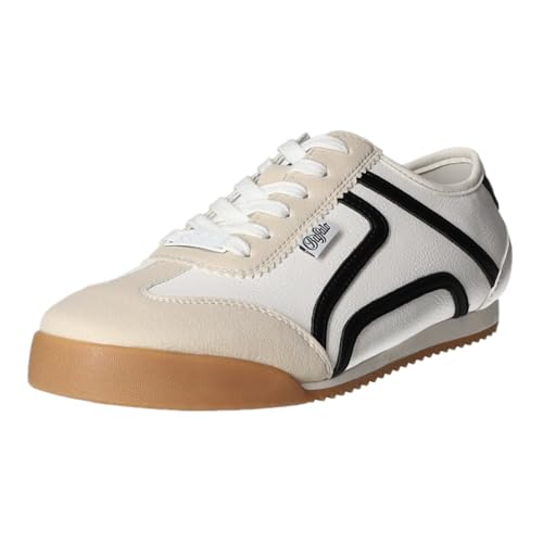 Buffalo Java - Weiß/Cream/Schwarz Kunstleder Weite Normal, Schuhgröße 37 von Buffalo