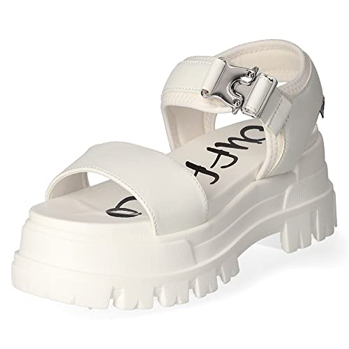 Buffalo JoJo - Sandal Platform - IMI Nappa - Weiß Kunstleder 40 EU von Buffalo