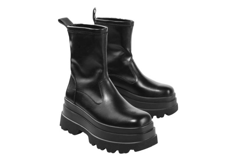 Buffalo Jupiter Sock Boot Plateaustiefel mit Plateausohle und Markendetails von Buffalo