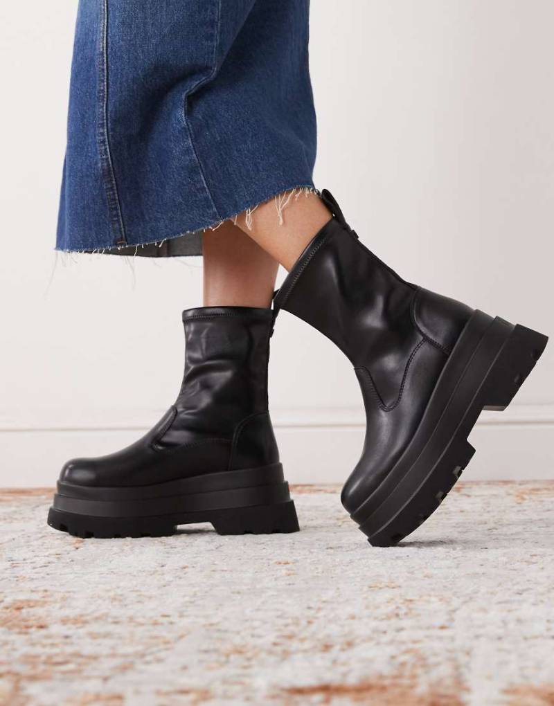 Buffalo - Jupiter - Sock-Boots in Schwarz von Buffalo