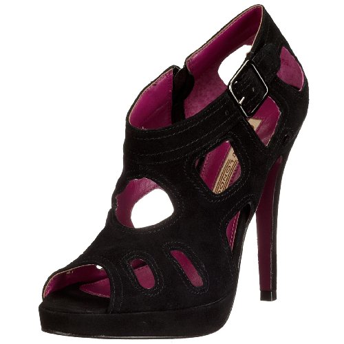 Buffalo Kid Suede 13926-381, Damen Sandalen/Fashion-Sandalen, schwarz, (black 01), EU 37 von Buffalo