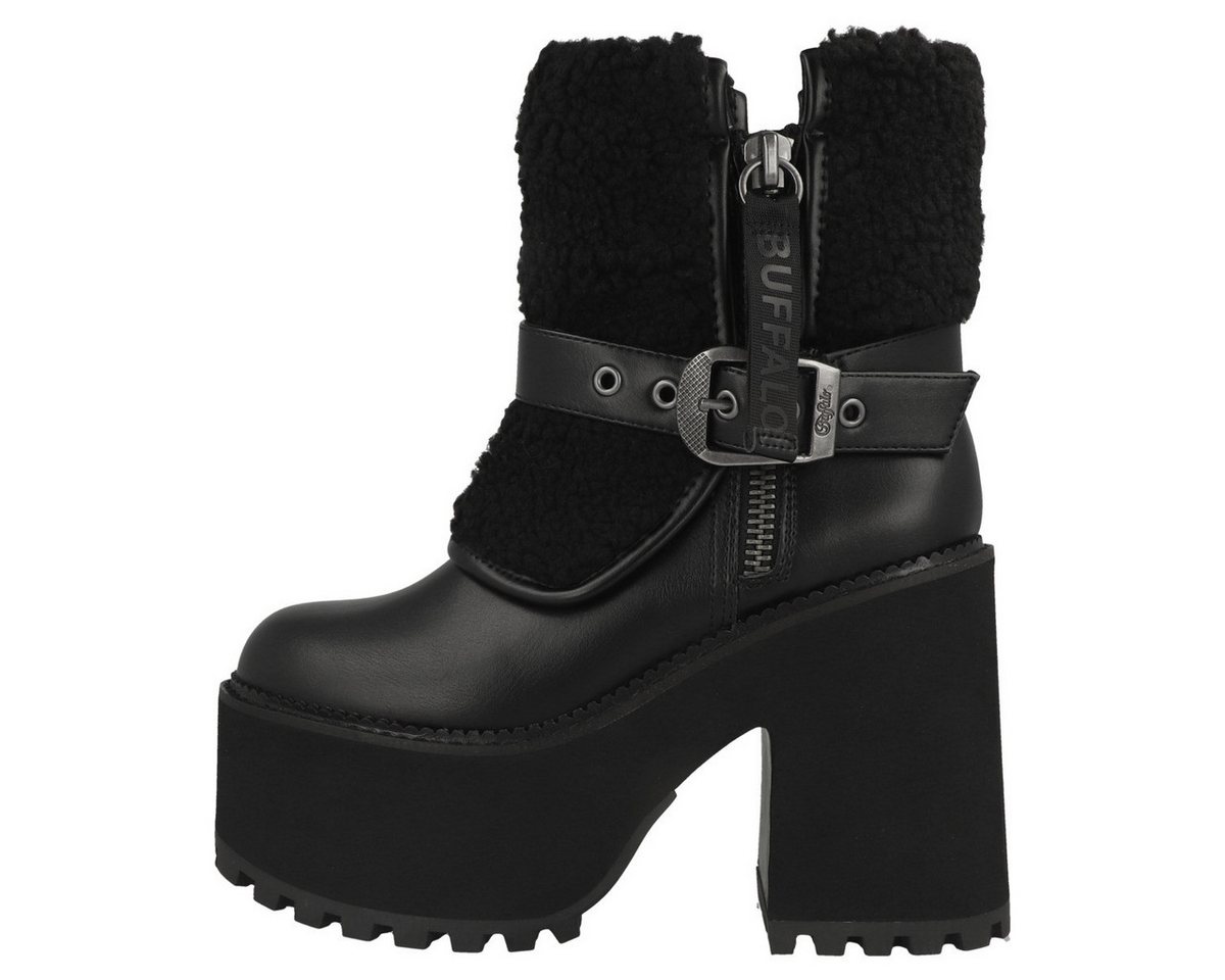 Buffalo Killah Fold Damen Stiefel Boots, Stiefeletten, Winterschuhe, Winterstiefel, Halbstiefel von Buffalo