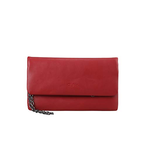 Buffalo Klassische Clutch für Damen NAILAH, Frauen Handtasche,Umhängetasche,24x2.5x16cm,Red(Rot) von Buffalo