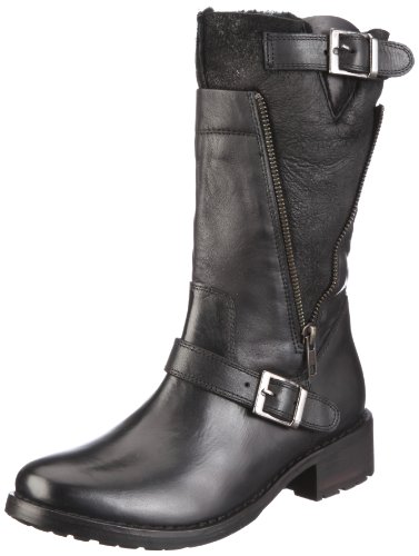 Buffalo London 1000 SD-01 COW SHEEP MONTONE 121375, Damen Stiefel, Schwarz (BLACK 01), EU 40 von Buffalo