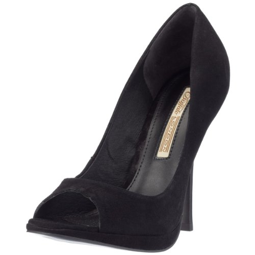 Buffalo London 15781-717 KID SUEDE BLACK 01 109660, Damen, Pumps, Schwarz (BLACK 01), EU 38 von Buffalo