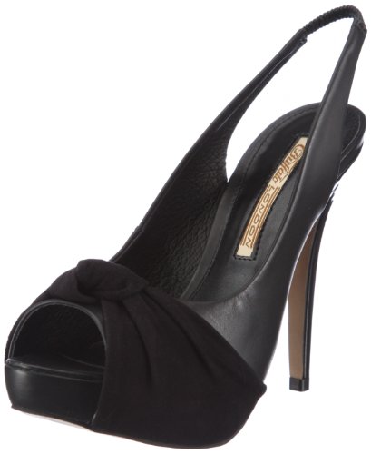 Buffalo London 18553-770 Nappa Suede 118091, Damen Sandalen/Fashion-Sandalen, Schwarz (Black 01), EU 39 von Buffalo