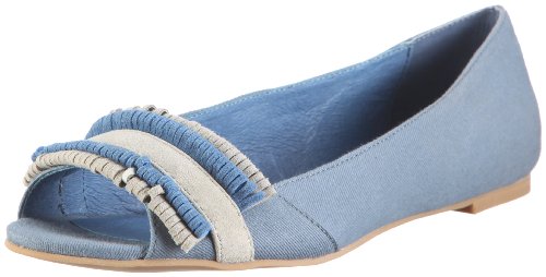 Buffalo London 210-2629 Flex Fabric Kid SUE BLUE293 116742, Damen, Ballerinas, Blau (BLUE293), EU 37 von Buffalo