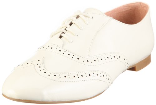 Buffalo London 210-3630 Soft PATENT LEA WHITE408 117088, Damen Halbschuhe, Weiss (WHITE408), EU 37 von Buffalo