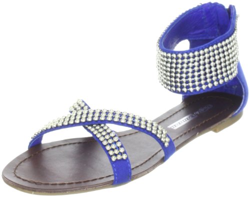 Buffalo London 311-2448 IMI Suede 130209, Damen Sandalen/Fashion-Sandalen, Blau (Blue), EU 39 von Buffalo