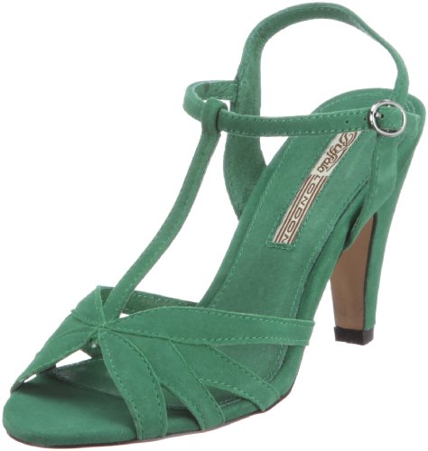 Buffalo London 311-5572 Kid Suede 128447, Damen Sandalen/Fashion-Sandalen, Grün (GREEN128), EU 36 von Buffalo