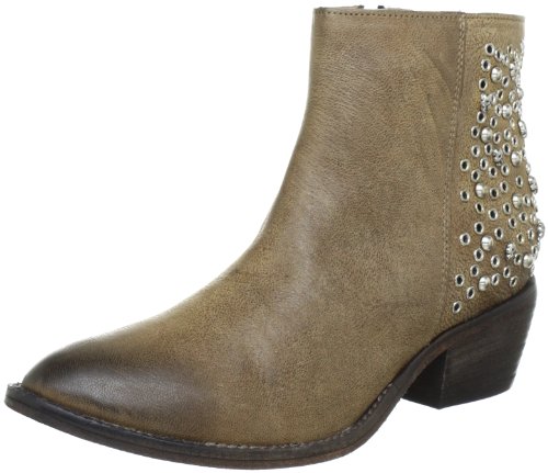 Buffalo London Damen 1013-01 NOVA Cowboy Stiefel, Beige (Sand) von Buffalo