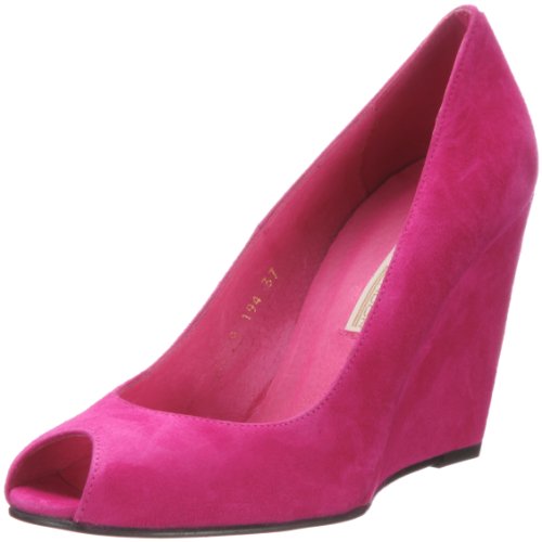 Buffalo London Damen 10229-194 Kid Suede Camel 63 Pumps, Pink/FUXIA118 von Buffalo