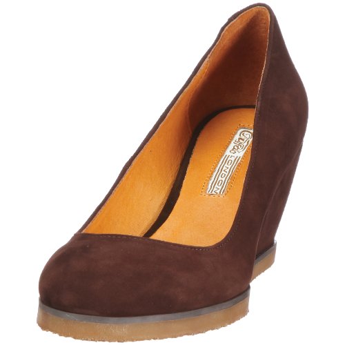 Buffalo London Damen 109-14230-1 Kid Suede Pumps, Braun/Brown 01 von Buffalo