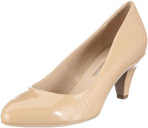 Buffalo London Damen 110-7909 PATENT PU Pumps, Beige/Natural 40, 36 von Buffalo