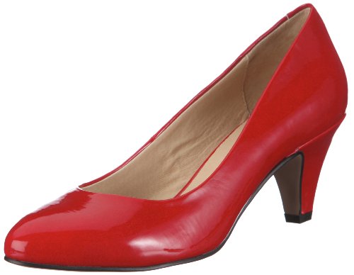 Buffalo London Damen 110-7909 PATENT PU Pumps, Rot/RED161, 41 von Buffalo