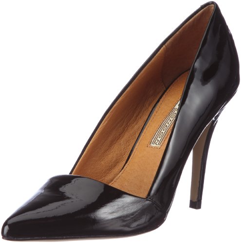 Buffalo London Damen 111-3011 PATENT Leather Pumps, Schwarz (Black 01), 38 von Buffalo