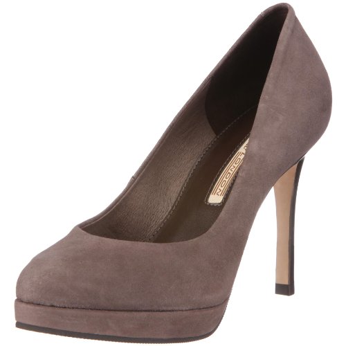 Buffalo London Damen 16153-710 Kid Suede Pumps, Grau/Mink 02, 40 von Buffalo