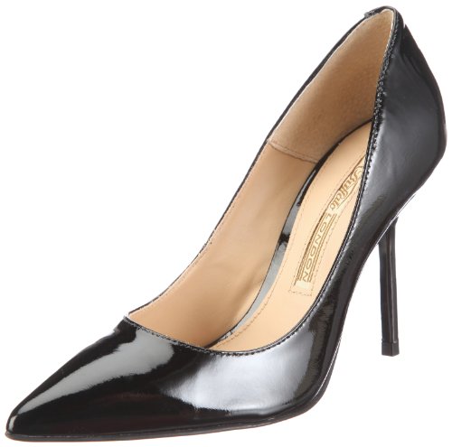 Buffalo London Damen 17005-646 PATENT Pumps, Schwarz/Black 01, 40 von Buffalo