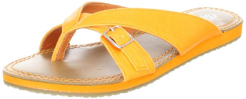 Buffalo London Damen 311-3979 NEON PU Zehentrenner, Orange (ORANGE 89), 36 von Buffalo