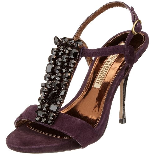 Buffalo London kid suede 16619-519, Damen Sandalen/Fashion-Sandalen, violett, (purpura 09), EU 40 von Buffalo