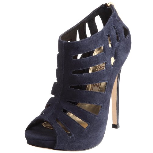 Buffalo London kid suede 17162-663, Damen Sandalen/Fashion-Sandalen, blau, (blue 222), EU 36 von Buffalo