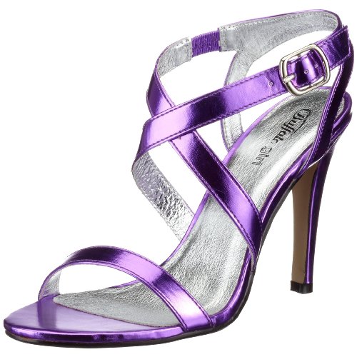 Buffalo Met Pu 219080, Damen Sandalen/Fashion-Sandalen, violett, (purple 01), EU 38 von Buffalo