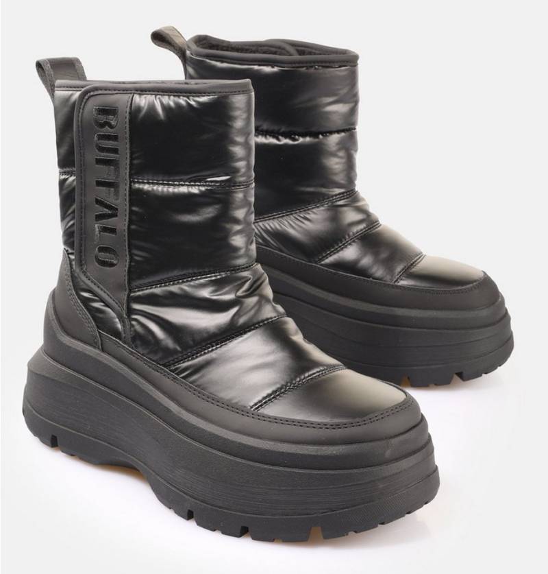 Buffalo OLYMPIA VELBOOT QUILT VEGAN Winterboots Snowboots, Schneestiefelette, Plateauboots mit Logoschriftzug von Buffalo