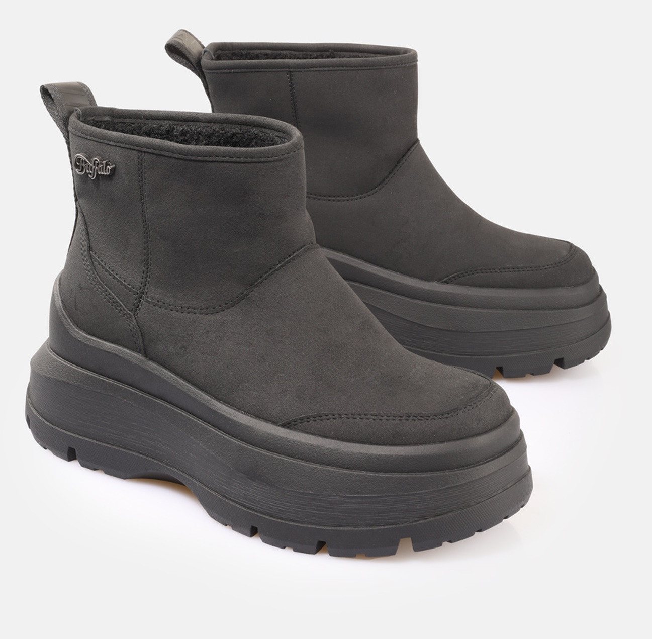 Buffalo Olympia Pull On LO Warm Winterboots Schlupfboots, Stiefelette, Casual-Boots mit Memory Foam von Buffalo