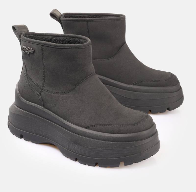 Buffalo Olympia Pull On LO Warm Winterboots Schlupfboots, Stiefelette, Casual-Boots mit Memory Foam von Buffalo