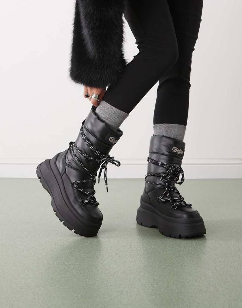 Buffalo - Puffer-Schneestiefel in Schwarz von Buffalo