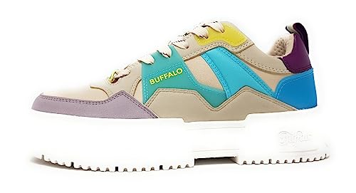 Buffalo RSE Damenschuhe Schnürschuhe Sportive Sneaker Mehrfarbig Freizeit, Schuhgröße:40 EU von Buffalo