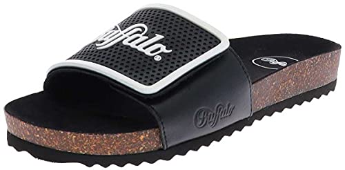 Buffalo Raquel - Slide - Rubber - Schwarz Synthetik 37 EU von Buffalo