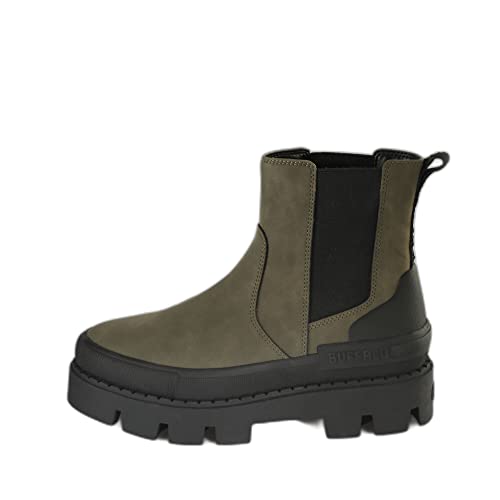 Buffalo Raven Chelsea - Vegan Nubuck - Khaki/Black Kunstleder 38 EU von Buffalo