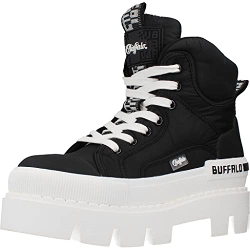 Buffalo Raven Laceup MID Schwarz 36 von Buffalo