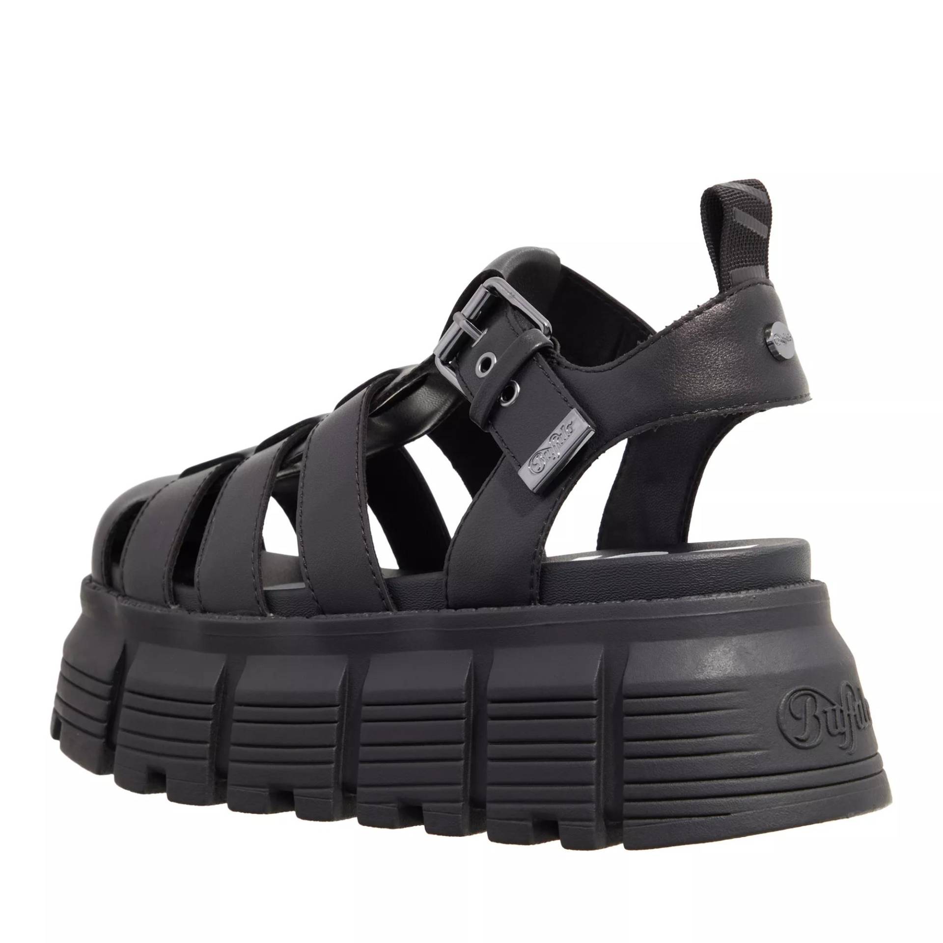 Buffalo Sandalen & Sandaletten - Ava Fisher - Gr. 40 (EU) - in Schwarz - für Damen von Buffalo