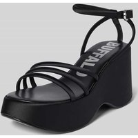 Buffalo Sandalette mit Plateausohle Modell 'JOY' in Black, Größe 38 von Buffalo