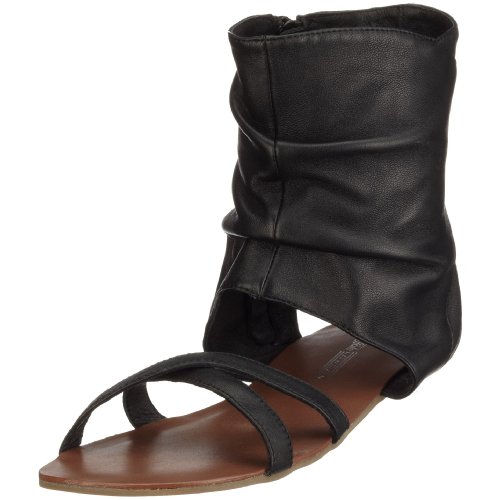 Buffalo Sheep Leather 309-7942, Damen Sandalen/Fashion-Sandalen, schwarz, (black 01), EU 40 von Buffalo