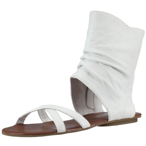 Buffalo Sheep Leather 309-7942, Damen Sandalen/Fashion-Sandalen, weiss, (white ), EU 39 von Buffalo